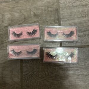 Set of Four Pairs of False Eyelashes